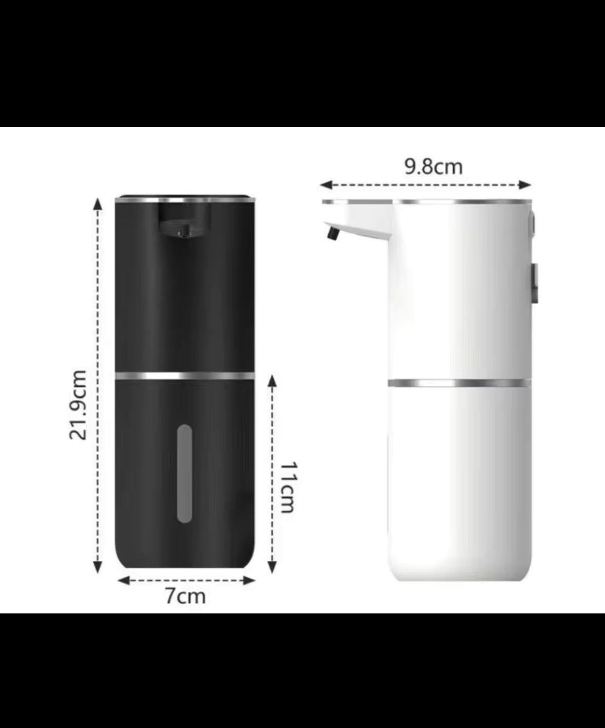 Foam soap dispenser dimensions